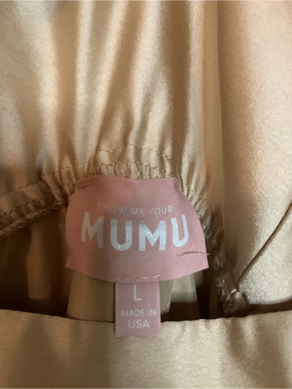 Show Me Your MuMu sleeveless champagne
